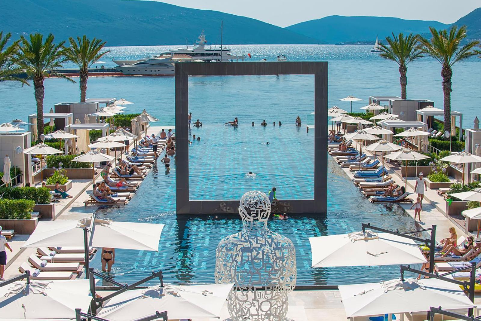 Fides Stylish Apartments Tivat With Pool Luaran gambar